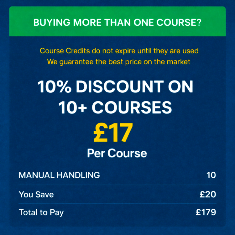 Manual Handling Course Online - 4 easy steps to complete Manual Handling Training and get your Certificate